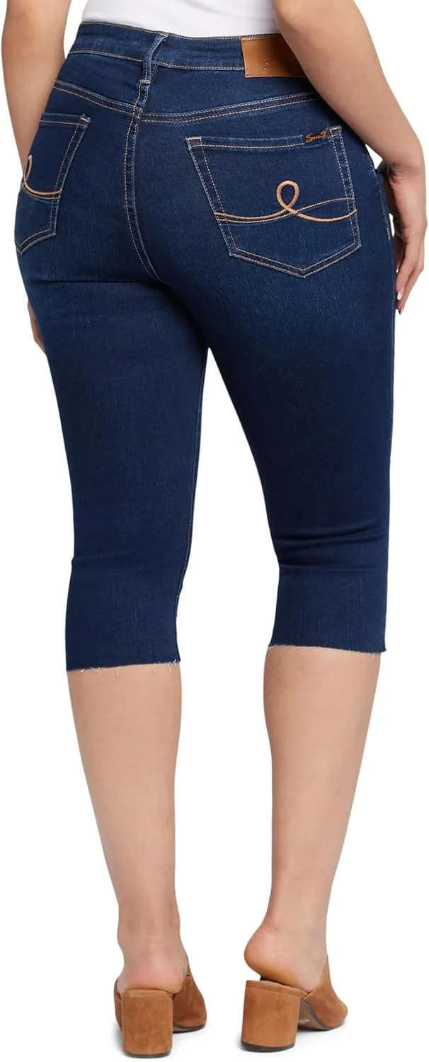 Seven7 Women's Misses Breezy Crop