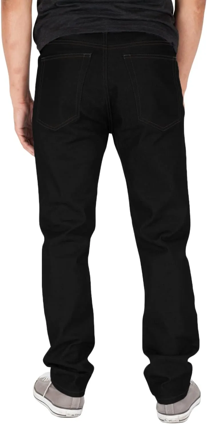 Shaka Wear Mens 12 oz Raw Denim Pants Classic Straight Rigid Jeans 30~44