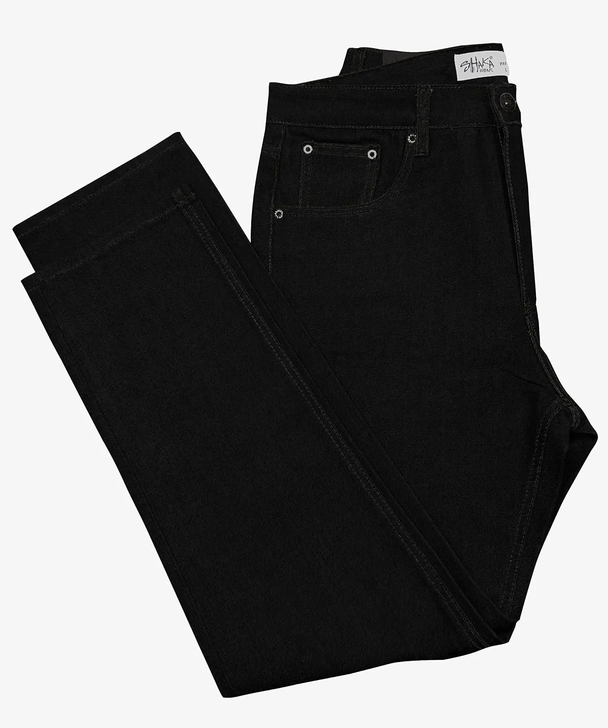 Shaka Wear Mens 12 oz Raw Denim Pants Classic Straight Rigid Jeans 30~44