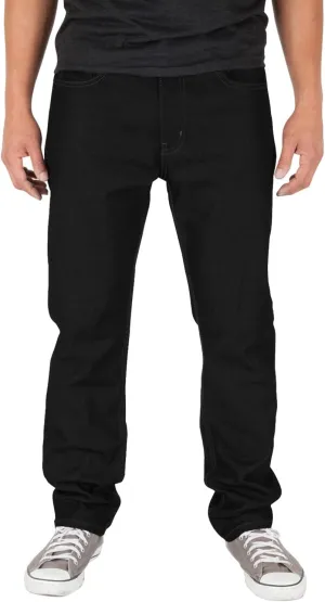 Shaka Wear Mens 12 oz Raw Denim Pants Classic Straight Rigid Jeans 30~44