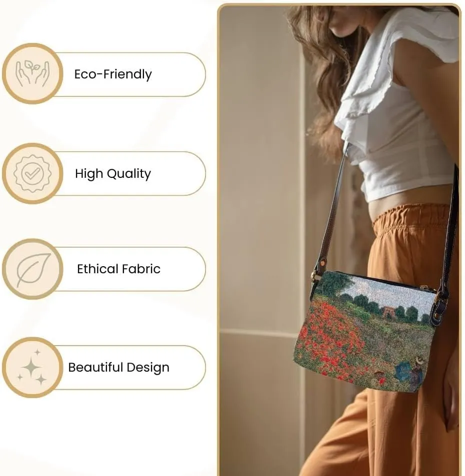 Signare Tapestry Crossbody Bag Sling Shoulder Purse for Women