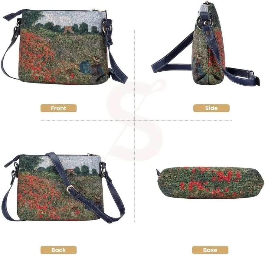 Signare Tapestry Crossbody Bag Sling Shoulder Purse for Women