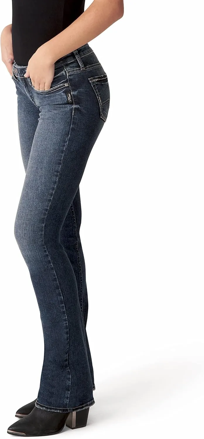 Silver Jeans Co. Women's Tuesday Low Rise Slim Bootcut Jeans