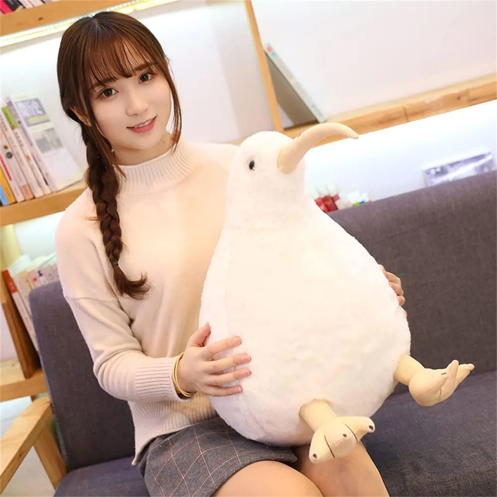 Simulation Kiwi Bird Plush Toy Cute Kiwi Plush Stuffed & Plush Animals Soft Doll Kids Toys for Children Birthday Easter, Thanksgiving, Christmas, New Year's Gifts(Brown, 50cm/19inch)