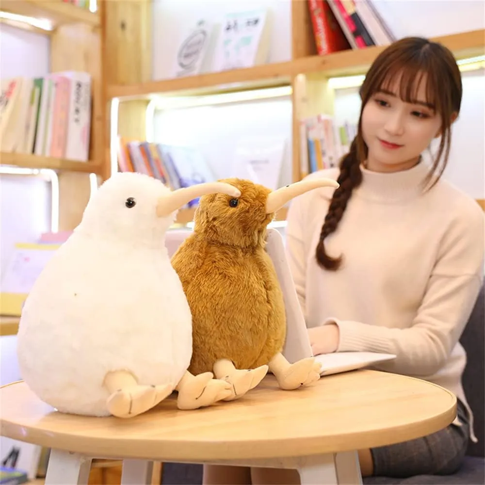 Simulation Kiwi Bird Plush Toy Cute Kiwi Plush Stuffed & Plush Animals Soft Doll Kids Toys for Children Birthday Easter, Thanksgiving, Christmas, New Year's Gifts(Brown, 50cm/19inch)