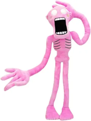 Siren Head Plush Toys - Cartoon Dog, Cat, Rabbit Plush Toys - Halloween, Christmas Horror Plush Toy for Home Party Gift, Birthday Gift (Pink, Red)