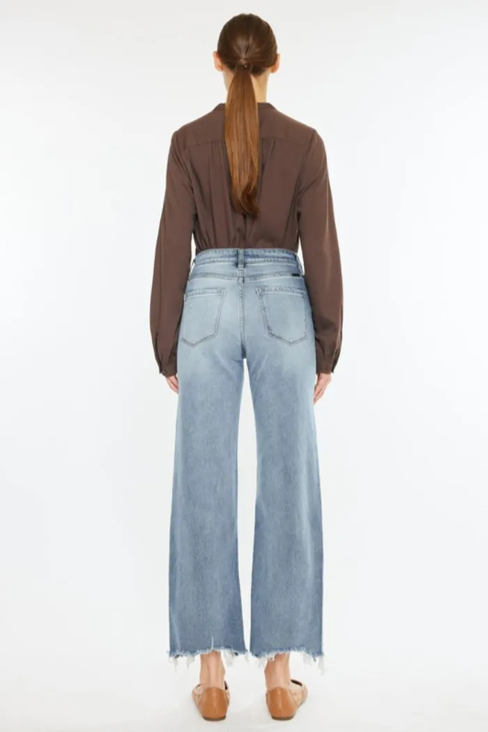 Slim Wide Leg Jeans