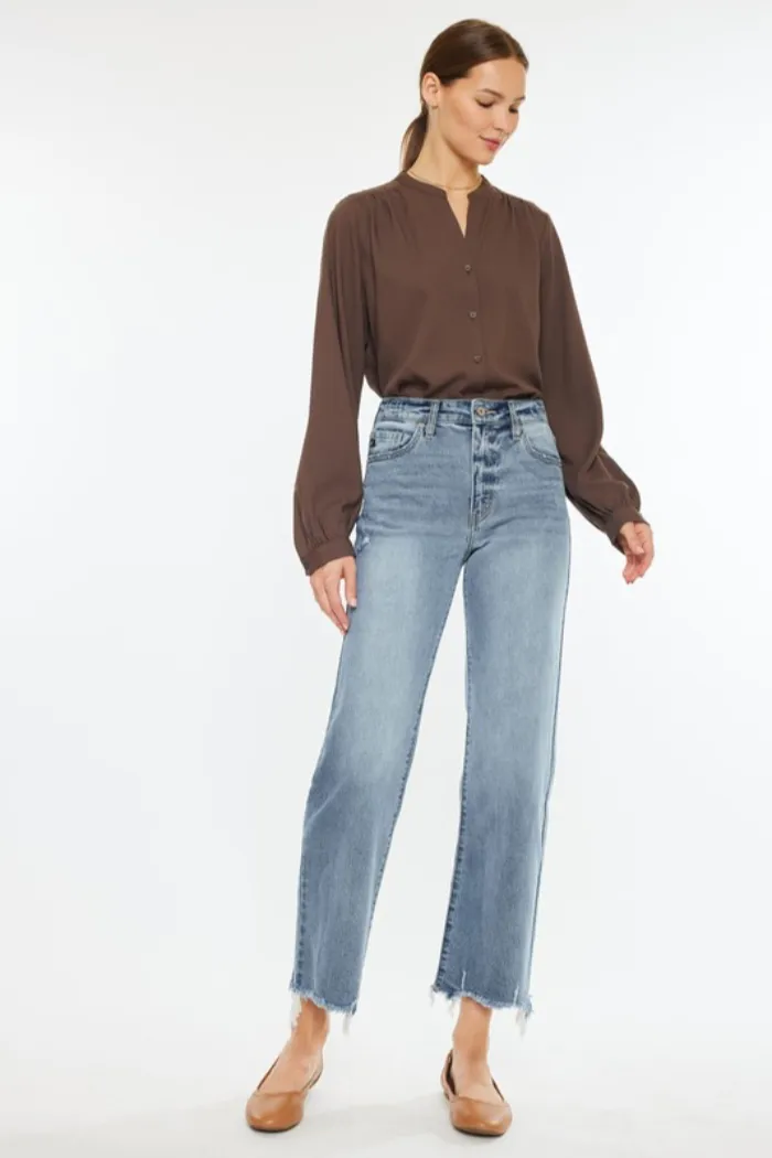 Slim Wide Leg Jeans