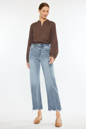 Slim Wide Leg Jeans