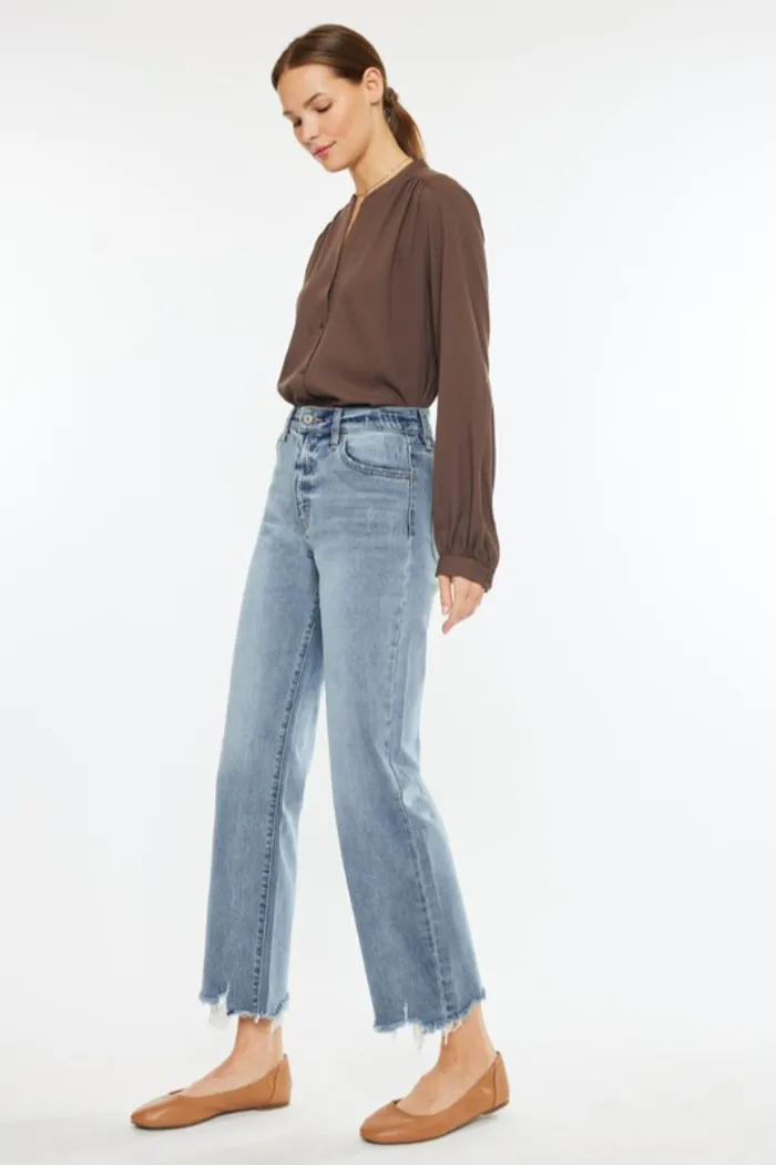 Slim Wide Leg Jeans