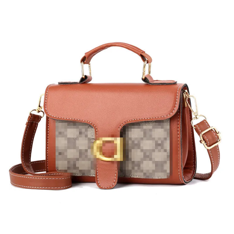 Slouchy Women's Fashionable Korean Contrast Color Crossbody Bags