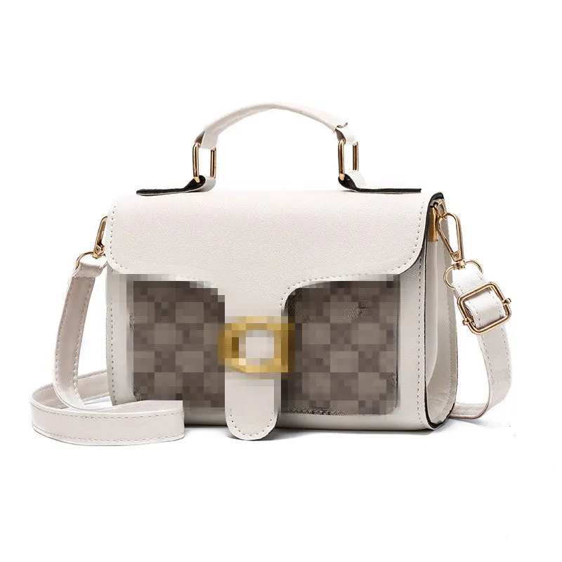 Slouchy Women's Fashionable Korean Contrast Color Crossbody Bags