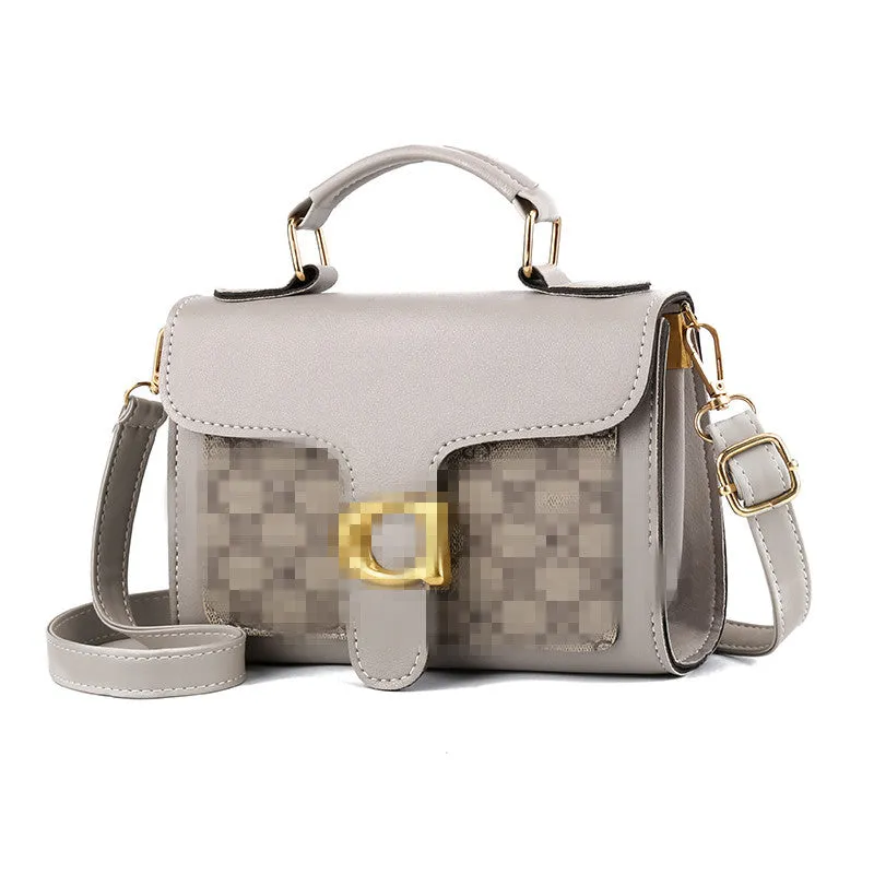 Slouchy Women's Fashionable Korean Contrast Color Crossbody Bags