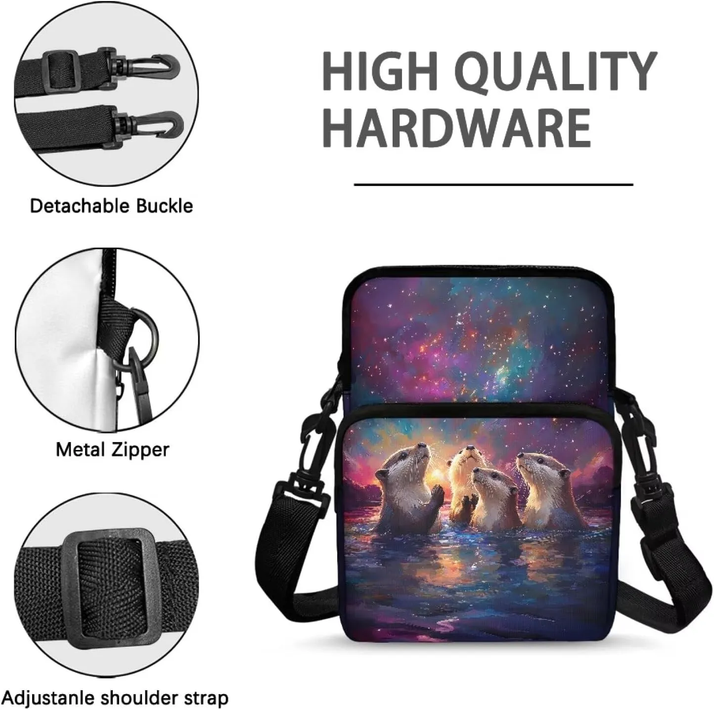 Small Crossbody Bags for Women Men Small Messenger Bag Purses Fanny Pack Wallet Bag Coin Purse Backpack Handbags
