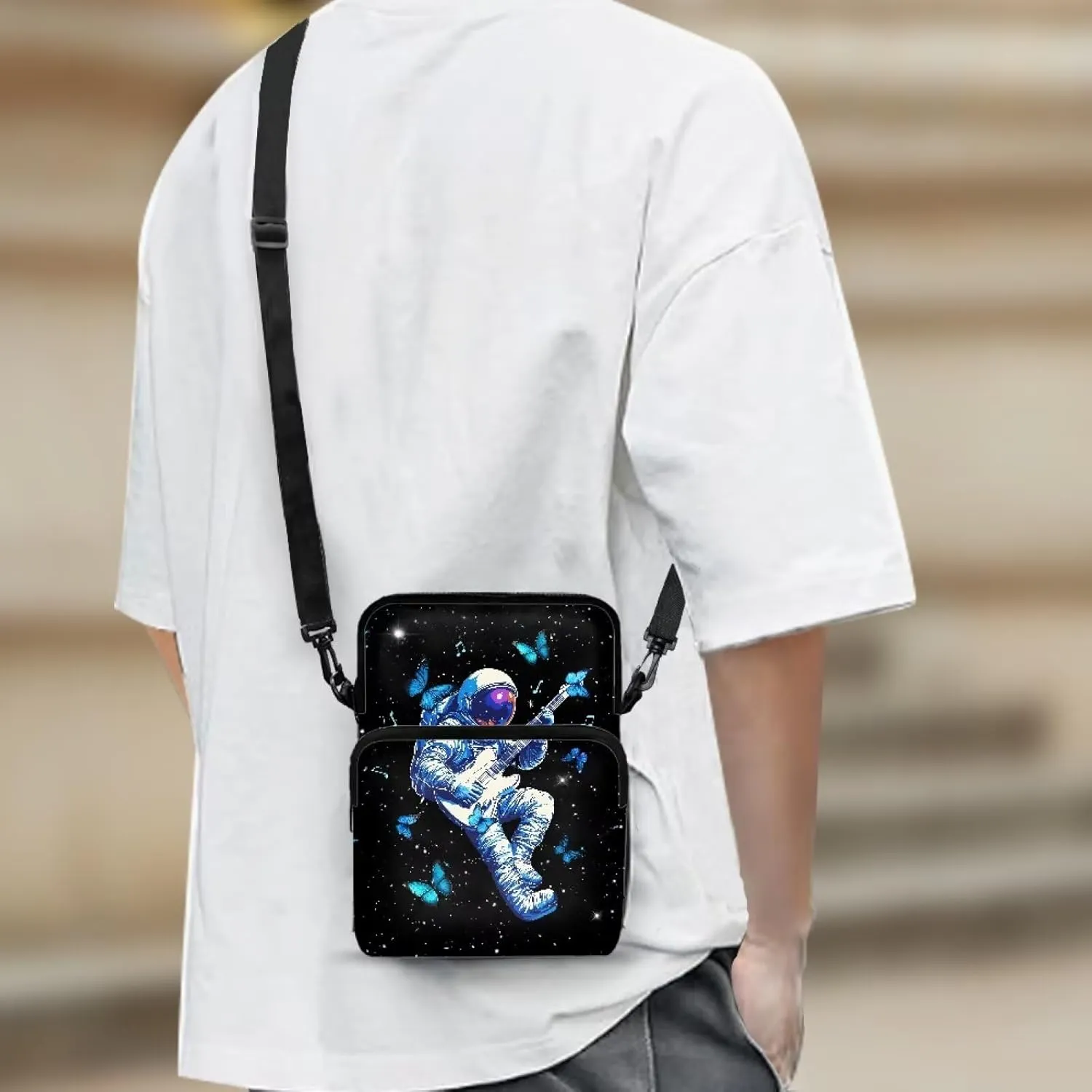Small Crossbody Bags for Women Men Small Messenger Bag Purses Fanny Pack Wallet Bag Coin Purse Backpack Handbags