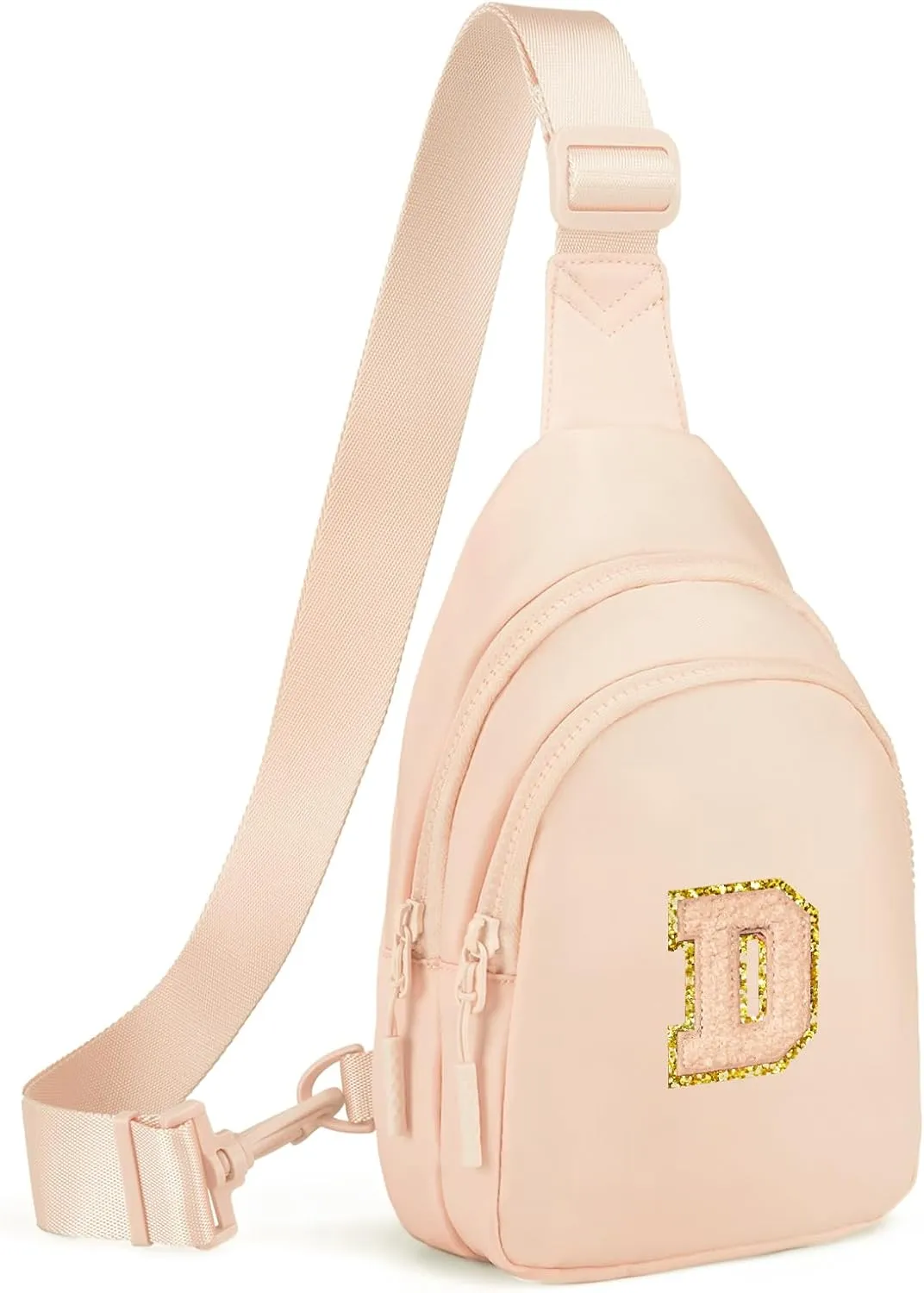 Small Initial Sling Bag for Girls & Women - Cute Crossbody Fanny Pack Gift