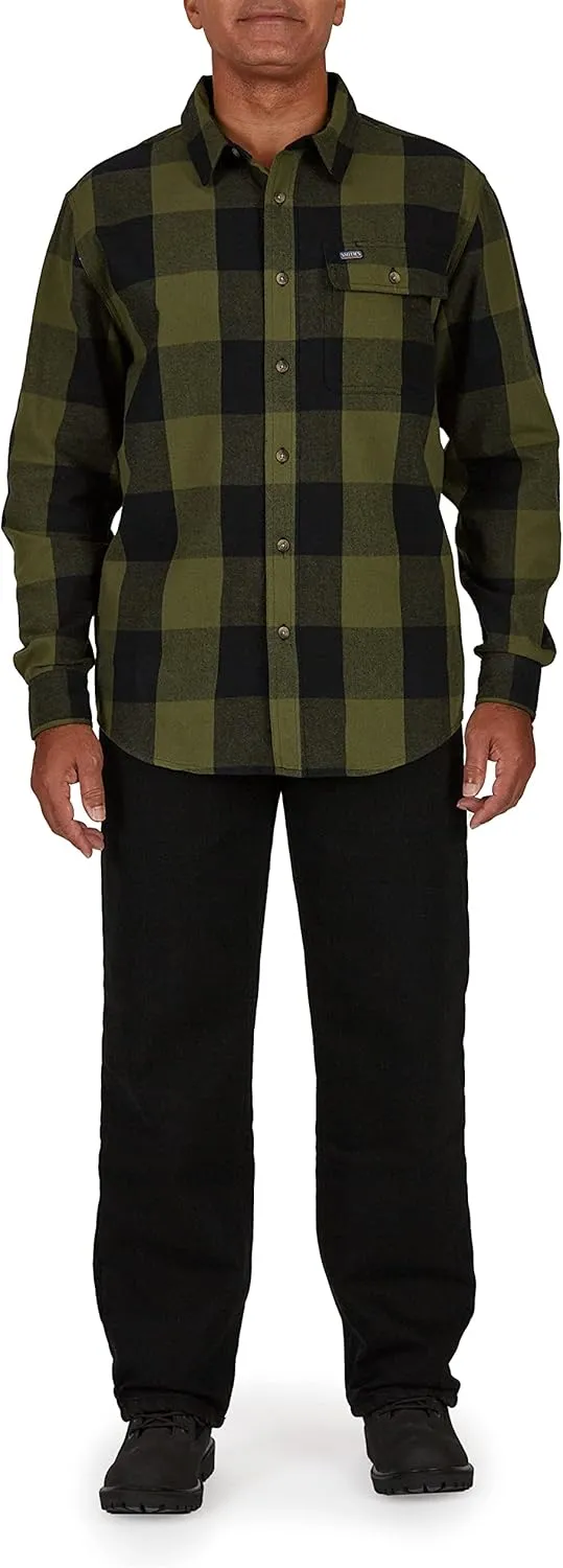 Smith's Workwear Men's Camo Fleece Lined 5 Pocket Jean