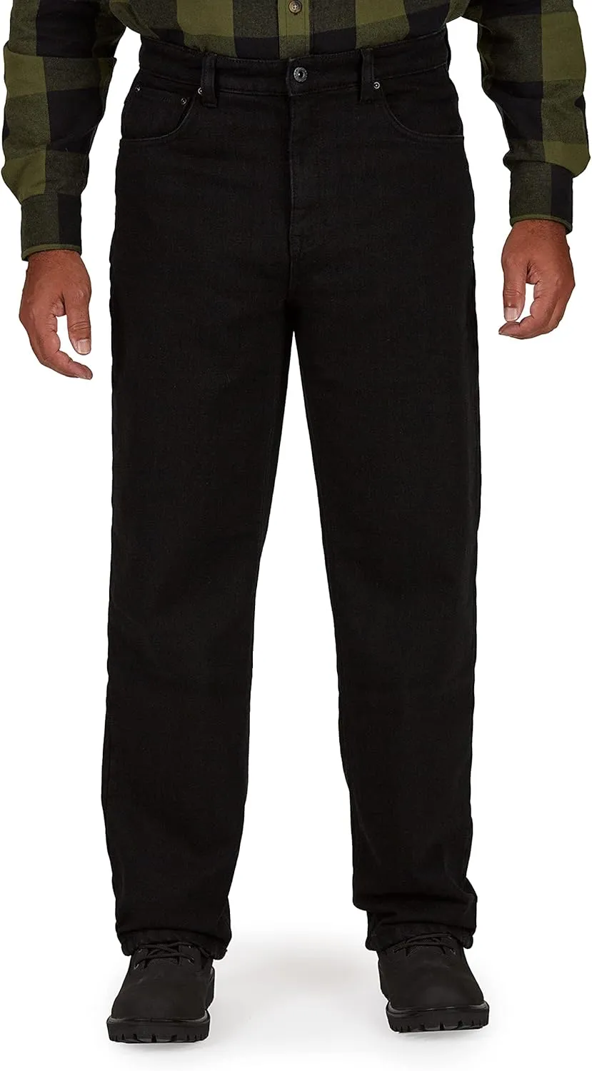 Smith's Workwear Men's Camo Fleece Lined 5 Pocket Jean