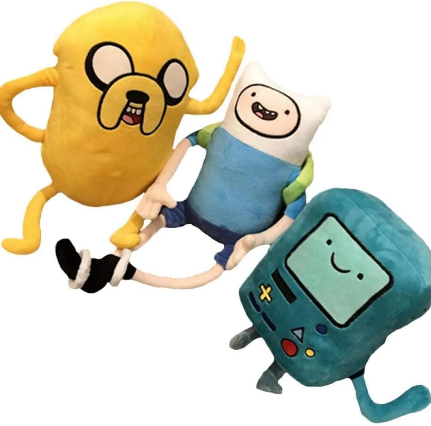 Soft Plush Toy Collection | Characters Finn, Jake & BMO | 11in Stuffed Dolls | Perfect for Birthday Gifts, Party Decor & Collectors | Safe, Premium Material (BMO)