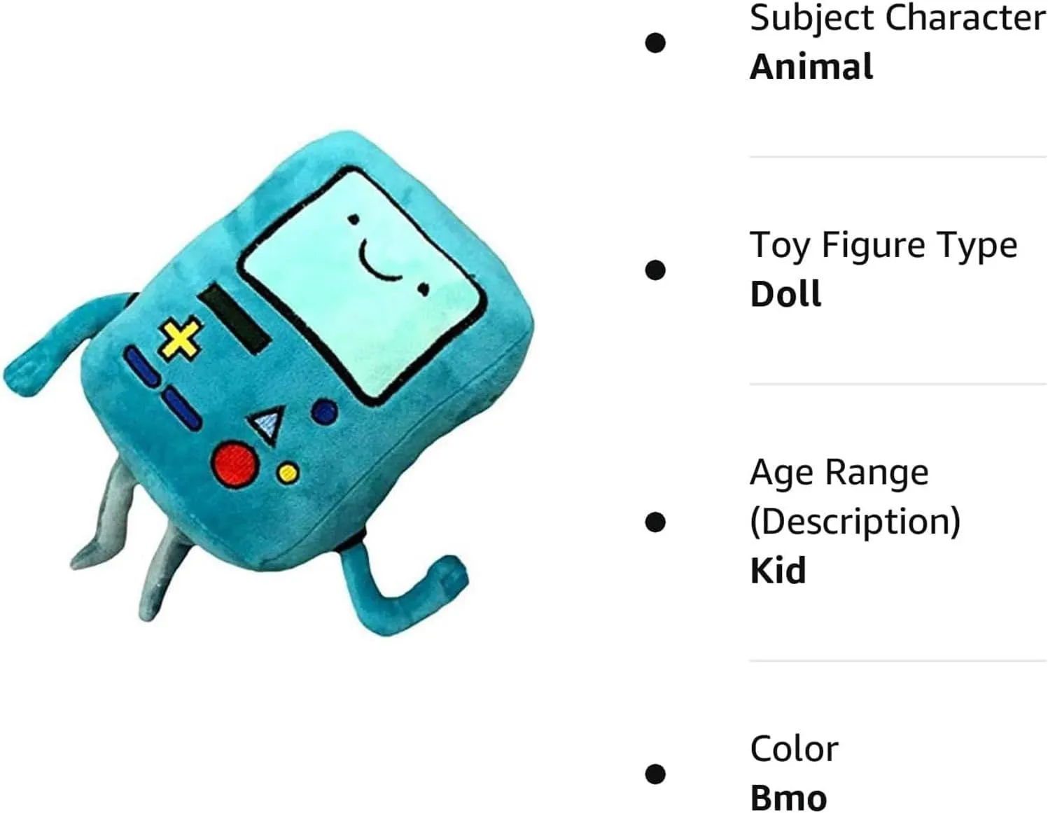 Soft Plush Toy Collection | Characters Finn, Jake & BMO | 11in Stuffed Dolls | Perfect for Birthday Gifts, Party Decor & Collectors | Safe, Premium Material (BMO)
