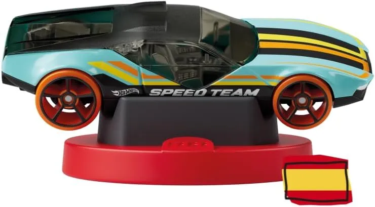 Sound character Hot Wheels Dinosaurs on attack - Tales and Sound Stories for Girls and Boys from 3 to 5 Years, Toys and Educational Content in Spanish