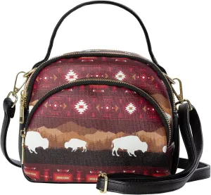 Southwest Crossbody Bags For Women, Handbags, Shoulder Bag, Purse, Pu Leather, With Adjustable Strap