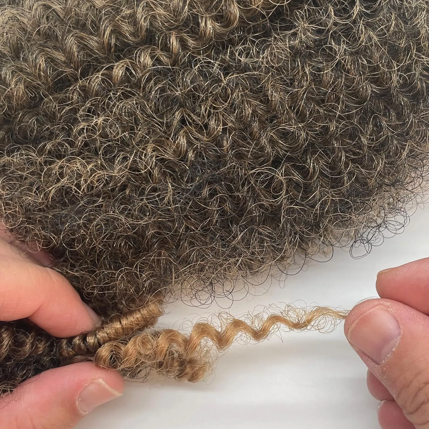 Springy Afro Twist Hair 24 inch 1b/27 Blonde Ombre Marley Hair for Faux Locs Kinky Marley Twist Braiding Hair Cuban Spring Twist Crochet Hair for Women Soft Locs Marley Braid Hair Extension by SIXERSI