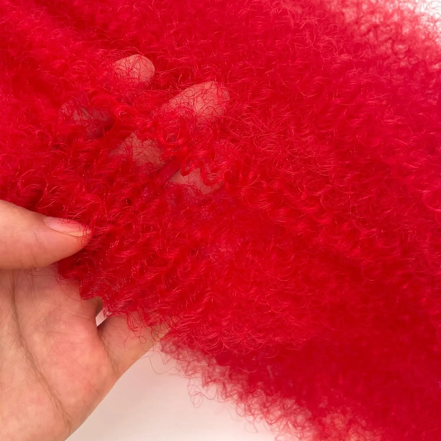 Springy Afro Twist Hair 24 inch Red Marley Hair for Faux Locs Kinky Marley Twist Braiding Hair Cuban Afro Spring Twist Crochet Hair for Women Soft Locs Marley Braid Hair Extensions by SIXERSI