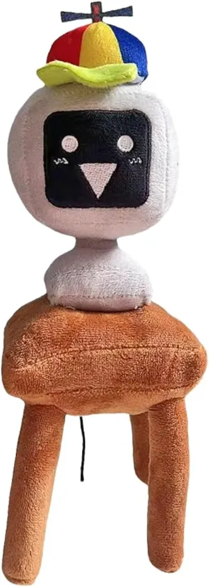 Sprunki Plush, Sprunki Game Plush, Wenda Sprunki, Sprunki Gray, for Kids (Mr. Fun Computer)