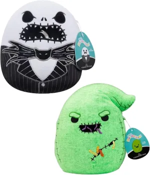 Squishmallows Original 8-Inch Nightmare Before Christmas Value Pack (2 Pack) Official Jazwares Plush - Collectible Soft & Squishy Stuffed Animal Toy - Gift for Kids, Girls & Boys