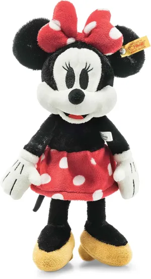 Steiff Disney Soft Cuddly Friends Minnie Mouse 12" Premium Stuffed Animal