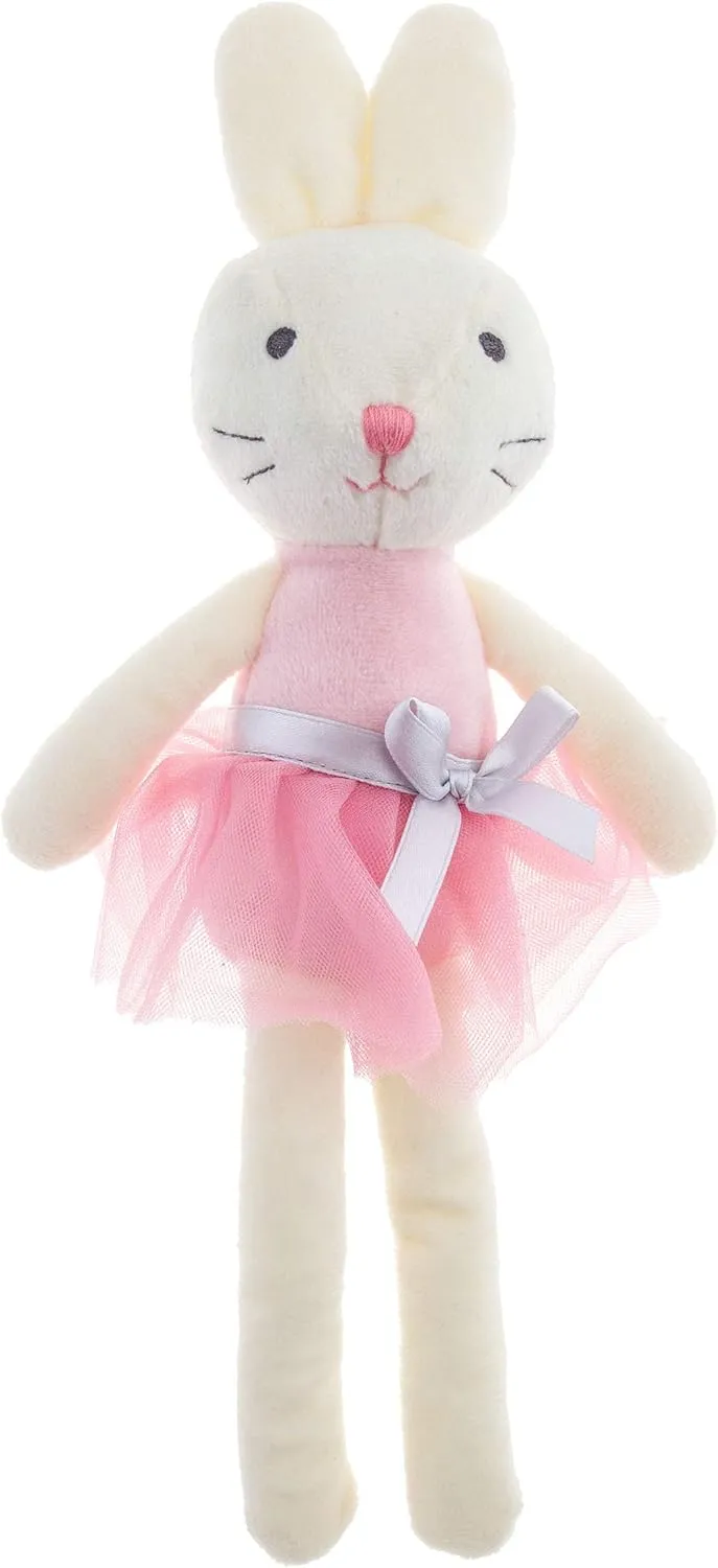 Stephen Joseph, Stuffed Animal Toy 11 inches, Small Super Soft Plush Doll, Toys for Baby, Toddler, Kids, Bebe Bunny