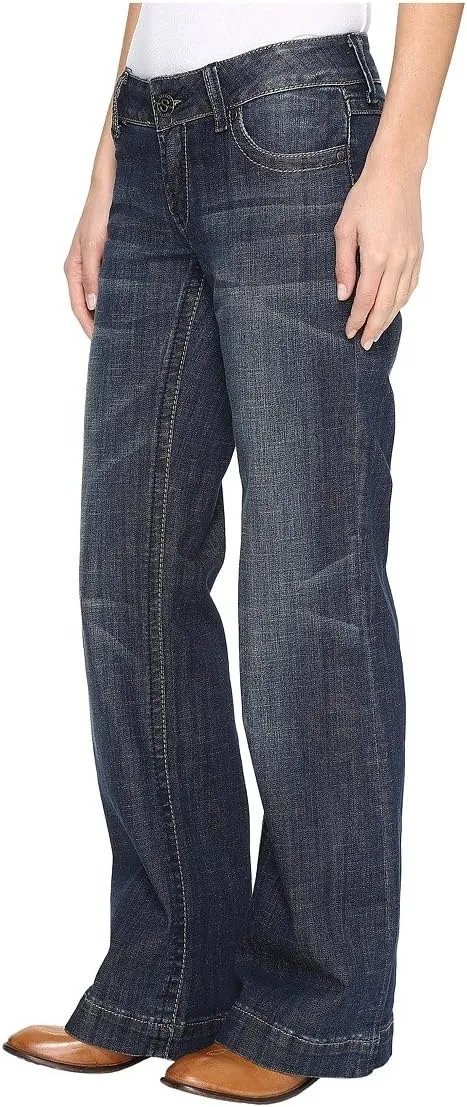 Stetson womens Denim Trouser "S" on Back Pocket
