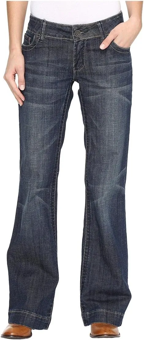 Stetson womens Denim Trouser "S" on Back Pocket
