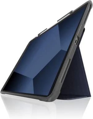 STM Dux Plus for iPad Pro 11" (1st-4th Gen) - Ultra Protective Case with Apple Pencil Storage - Midnight Blue