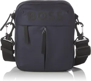 Stormy Contrast Logo Crossbody Bag, blueberry blue, PCE.