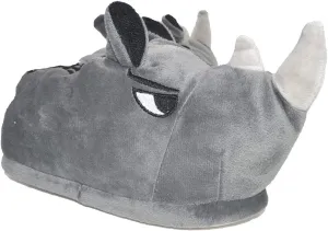 Stuffed Animal Rhinoceros Slippers | Cozy Children's Slippers | Rabbit Bunny Plush Home Sneaker | Fluffy Girls Boys Slippers