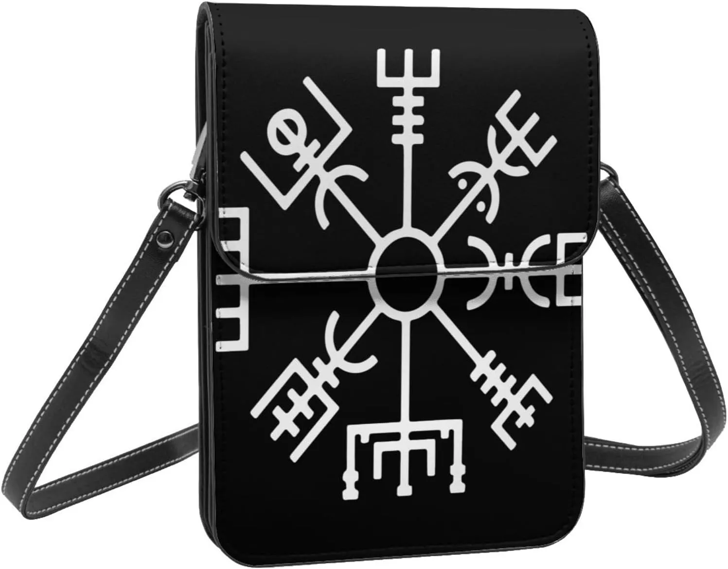 Sunflower Leather Crossbody Cell Phone Purse Small Wallet Bags Adjustable Phone Bag for Women