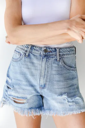 Sunny Dreams Distressed Denim Shorts