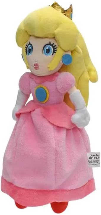 Super Star Collection Princess Peach Plush Toy Princess Rosalina & Daisy Stuffed Plush 10.2"/26cm (Pink and Yellow)