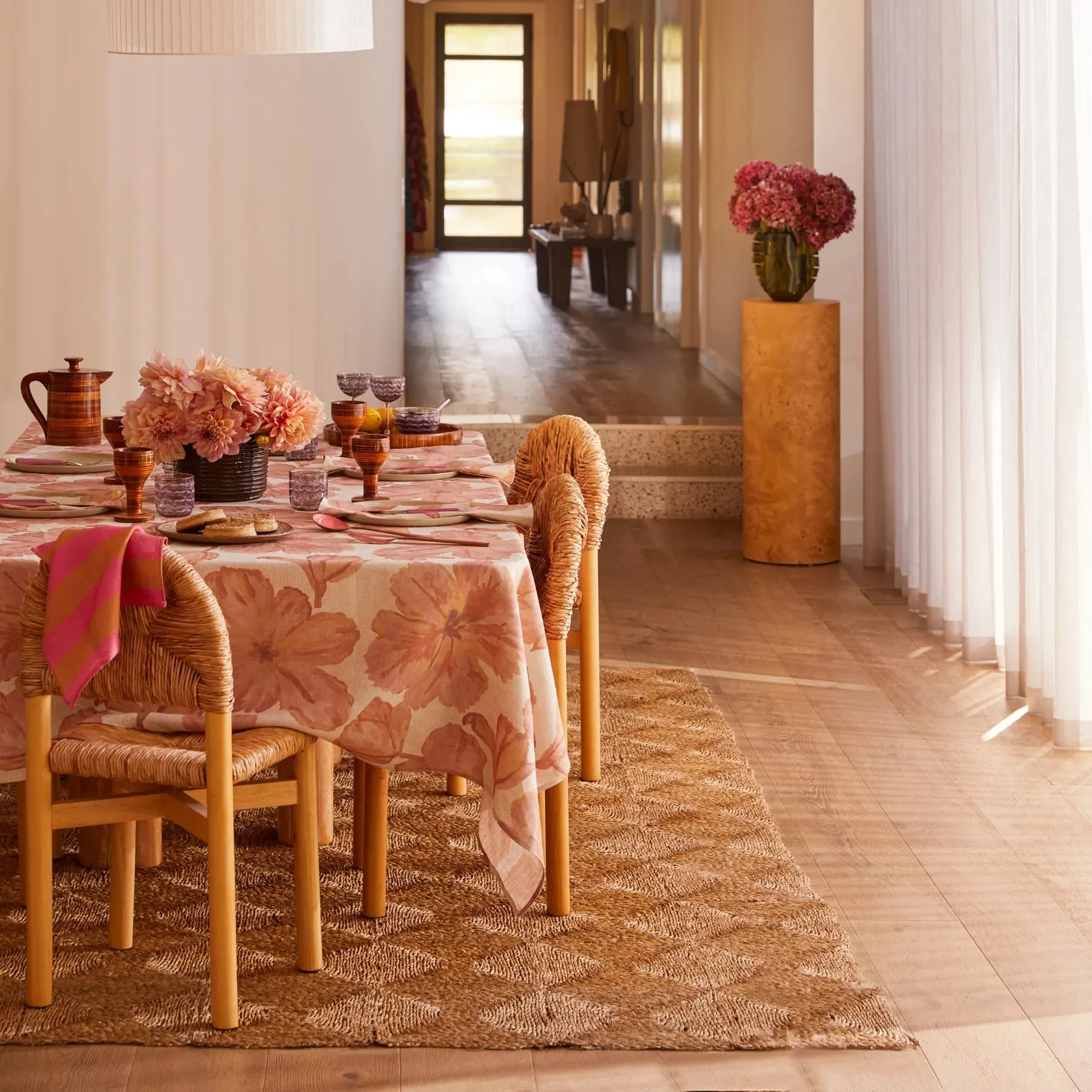 Tablecloth - Tulip Pale Pink