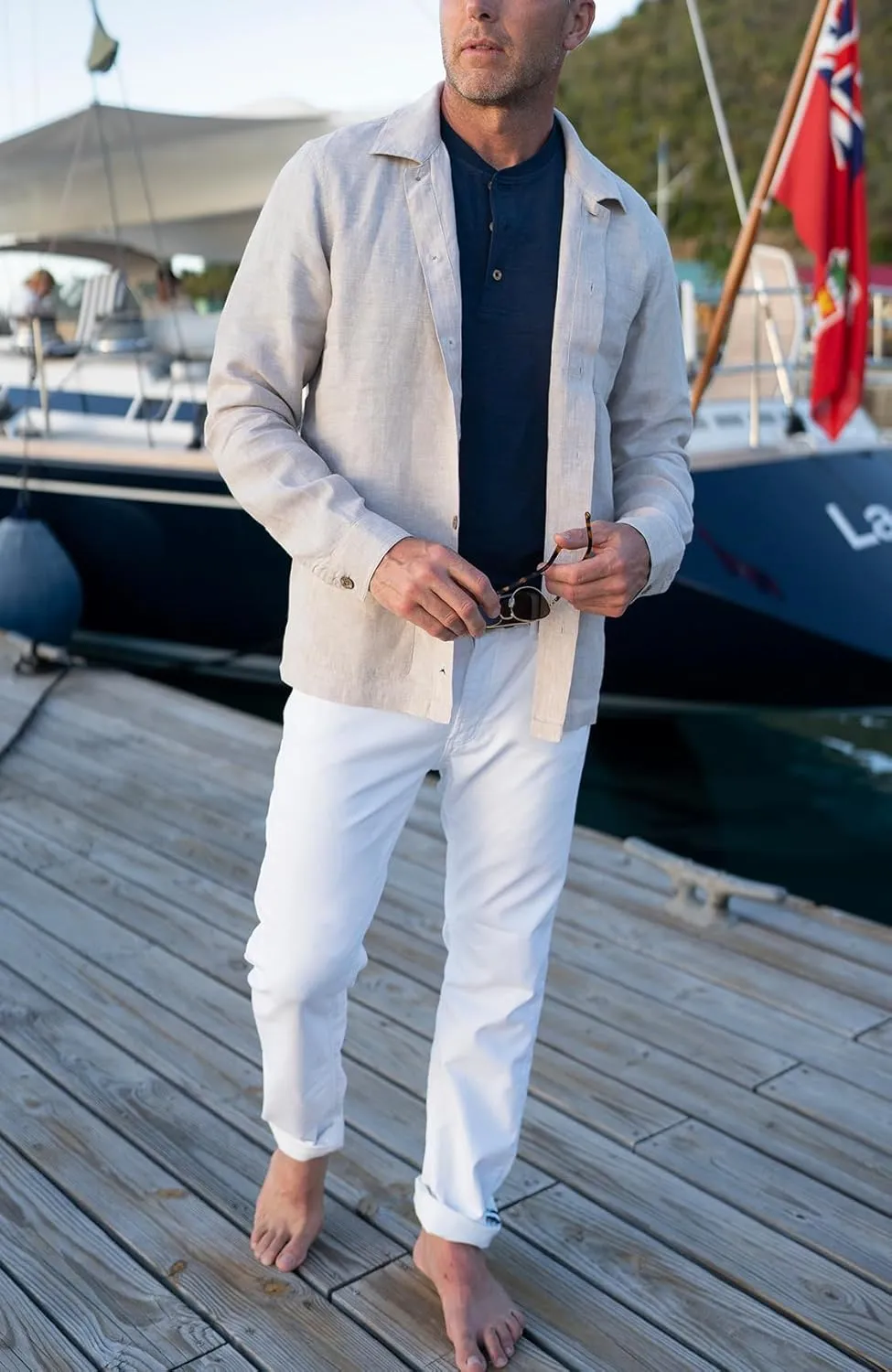 Tailor Vintage PUREtec Cool® Linen Chore Jacket