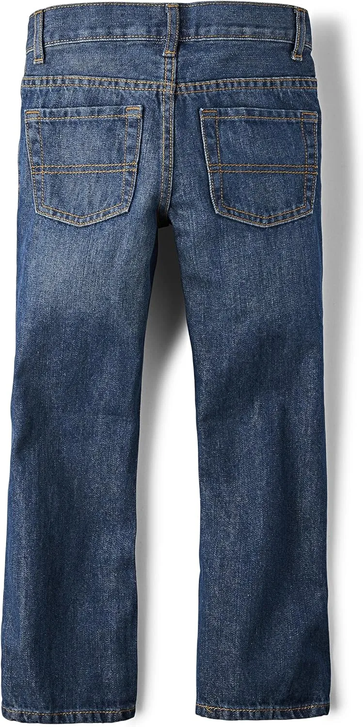 The Children's Place Boys' Basic Bootcut Jeans