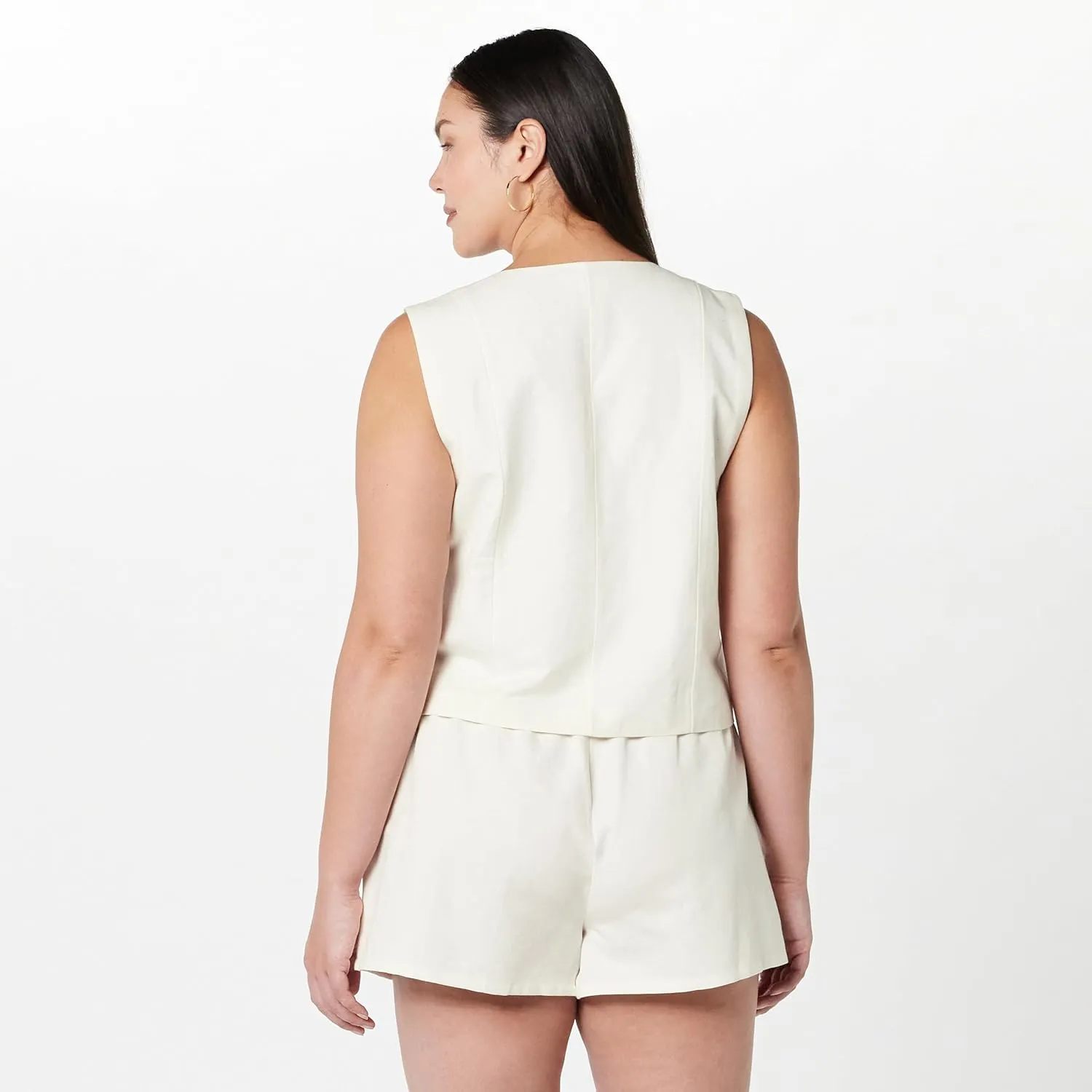 The Drop Women's ESMA Linen Vest
