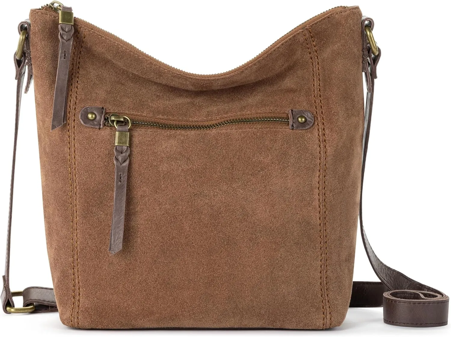 The Sak Ashland Crossbody Purse - Women's Leather Handbag For Everyday & Travel - Cross Body With Adjustable Shoulder Strap