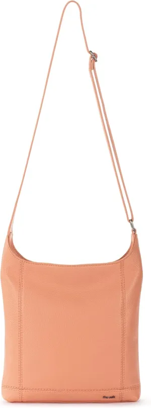 The Sak De Young Crossbody in Leather, Adjustable Crossbody Strap, Nectar