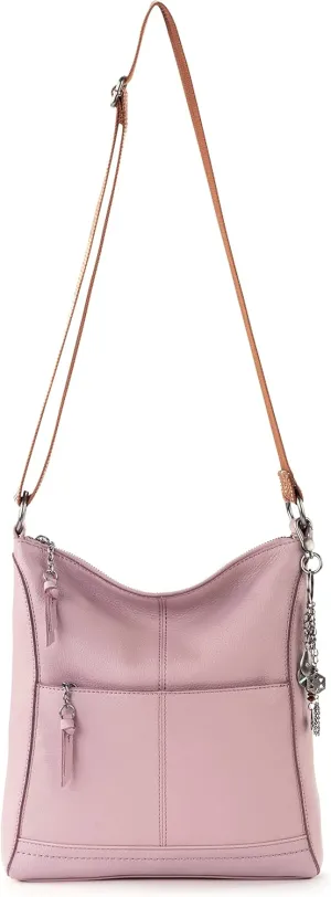 The Sak Lucia Crossbody Bag in Leather, Convertible Purse with Adjustable Strap
