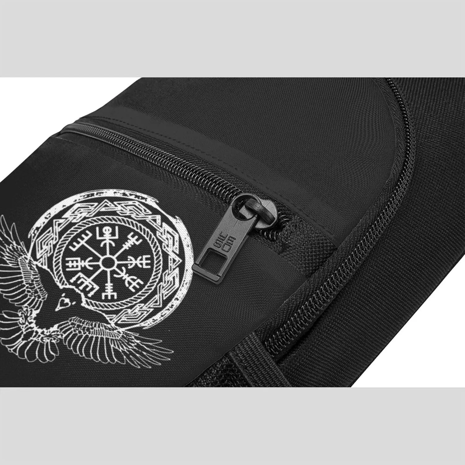 The Spear Norse Raven Symbol Adjustable Fanny Pack Waist Bag For Travel Sports