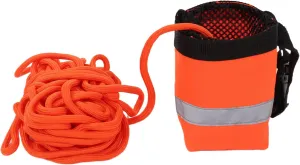 Throw Rope Bag, Life Saving Reflective Rope, Water Floating Rope,Floating Rope Bag for Water Sports, Water Rescuing, 15M/49.2Ft, Breathable Oxford Cloth