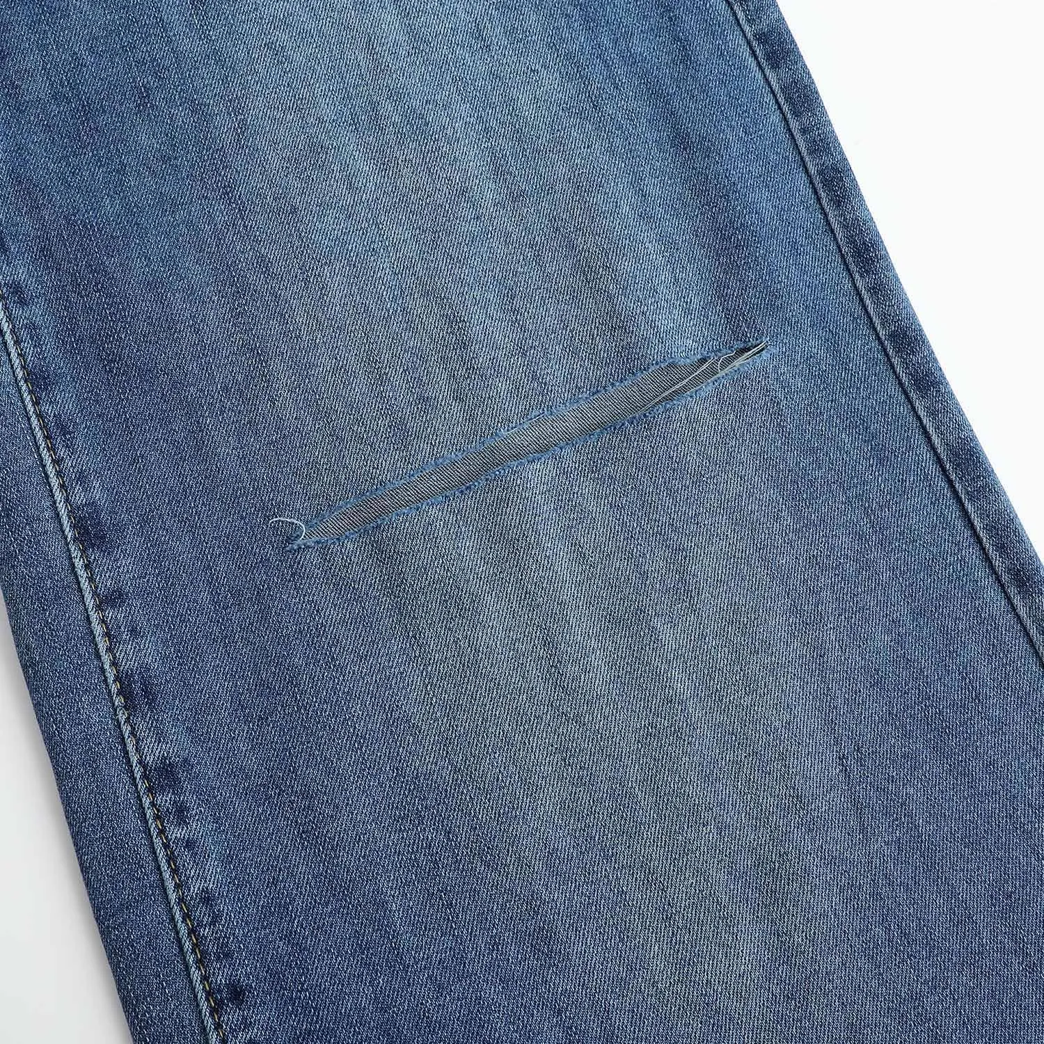 THUNDER STAR Womens High Waisted Wide Leg Jeans Stretchy Distressed Denim Pants